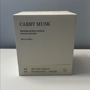 Better World Fragrance House - Carby Musk Candle